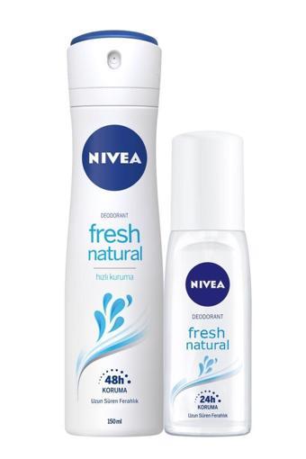 Nivea Pump Sprey Fresh Kadın + Nivea Kadın Sprey Deodorant 150 Ml