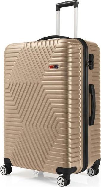 G&D Polo Suitcase Abs Gold Büyük Boy Valiz 600.06-B