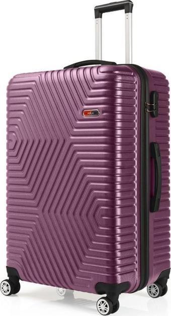 G&D Polo Suitcase Abs Mürdüm Büyük Boy Valiz 600.09-B
