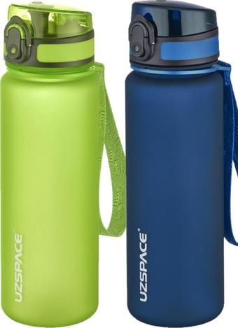 Uzspace 2'li Tritan Matara Seti 500 ml 14 Farklı Renk Seçeneği FiftyFifty