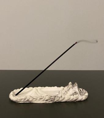 Pamukkale Tepeleri Mermer Desen Tütsülük 18X6 Cm