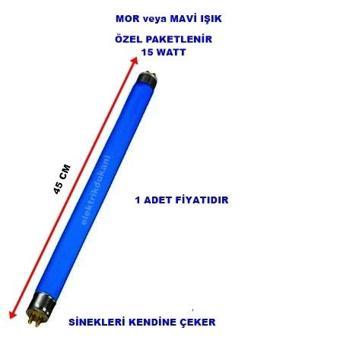 LIĞTEK T8 15W Sinek Ampulü Floresan (Mavi Işık)