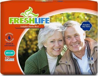 Freshlife 4'Lü Medium Yetişkin Hasta Bezi 30X4 (120 Adet)