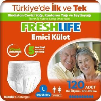 Freshlife Large Emici Külot 30’Lu 4 Paket (120 Adet)