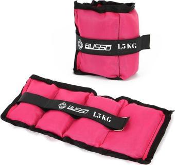 Busso BS32 EL AYAK AĞIRLIĞI PEMBE 1,5 KG 2 ADET