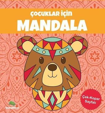 Çocuklar İçin Mandala - Turuncu - Kolektif  - Leopar Yayınları
