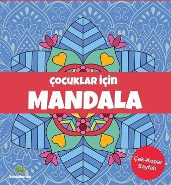 Çocuklar İçin Mandala - Mavi - Kolektif  - Leopar Yayınları