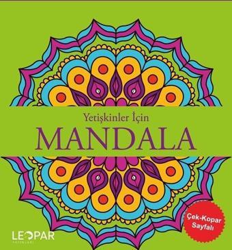 Yetişkinler İçin Mandala - Yeşil - Kolektif  - Leopar Yayınları