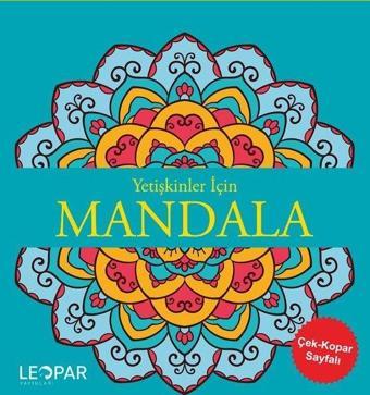 Yetişkinler İçin Mandala - Mavi - Kolektif  - Leopar Yayınları