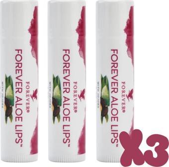 Forever Aloe Lips Dudak Koruyucu Bakımı Ve Nemlendirici Krem - 3 Adet
