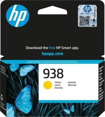 Hp 938/4S6X7Pe Sarı Orijinal Mürekkep Kartuş