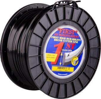 Speed 7430401Y  Misina 3.3mm 92  Metre 4 Köşeli Silikonlu Siyah