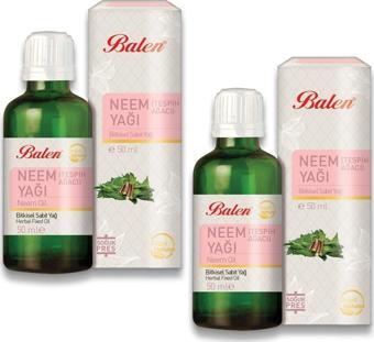 Balen Tespih Ağacı Yağı Neem Yağı 50 Ml X 2 Adet
