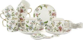 Mikasa Moor Florid 6lı Kahve Fincanı Seti 18prç 100cc