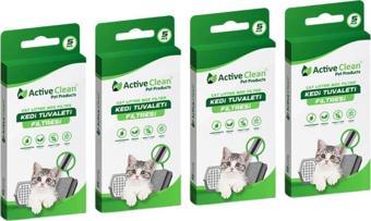 Active Clean Kedi Tuvalet Filtresi 5 li Paket 4 Adet