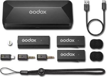 Godox MoveLink Mini Kablosuz Mikrofon Kit2 (Apple Uyumlu)