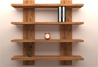 Mbes Mobilya Dekoratif H Model Raf Atlantik 60x80 cm