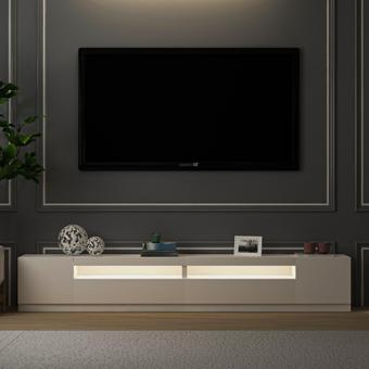 T008 Arya Işıklı Tv Sehpası SET