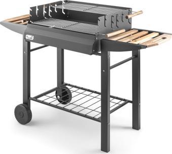 The Favilla Grillchi Standlı Yükseklik Ayarlı Çift Izgara Barbekü Mangal