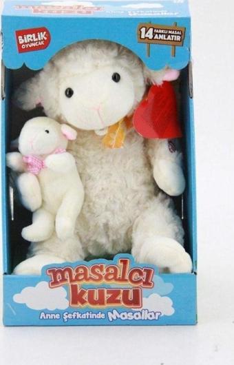 Toysturka Masalcı Masal Anlatan Yavrulu Kuzu Peluş