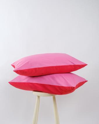 Cozy Home Popping Colors Yastık Kılıfı Cherie Kırmızı-Fuşya 50x70