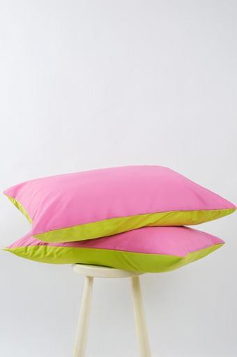 Cozy Home Popping Colors Yastık Kılıfı Dazzle Pembe-Sarı 50x70