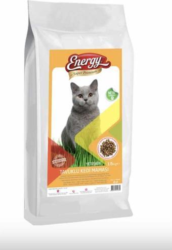 Energy Premium Tavuklu Yetişkin Kedi Maması 15 Kg