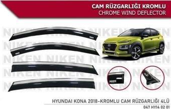 Hyundai Kona Kromlu Cam Rüzgarlığı Niken 2018+ sonrası modeller