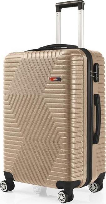 G&D Polo Suitcase Abs Gold Orta Boy Valiz 600.06-O