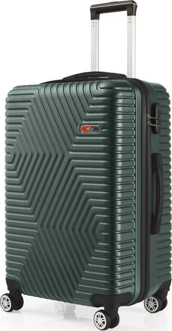 G&D Polo Suitcase Abs Haki Yeşil Orta Boy Valiz 600.07-O