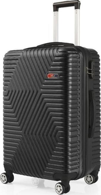 G&D Polo Suitcase Abs Siyah Orta Boy Valiz 600.01-O