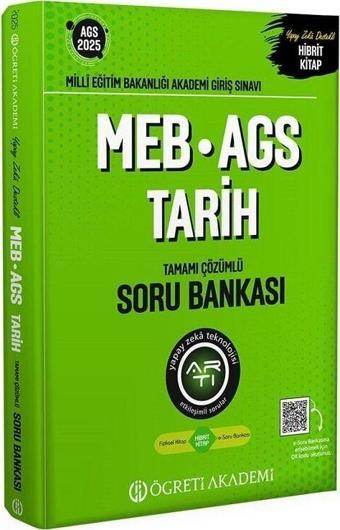 Öğreti 2025 MEB-AGS Tarih Soru Bankası Çözümlü Öğreti Akademi Yayınları - Öğreti Akademi