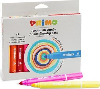 Primo Yıkanabilir Jumbo Keçeli Kalem 12 Renk
