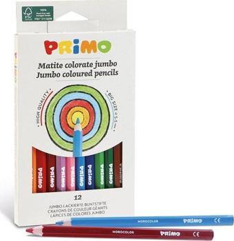 Primo Maxi Kuru Boya Kalemi (12 Renk)