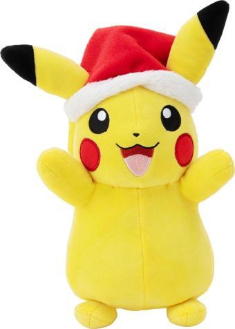 Pokemon Pelüş Figür Yılbaşı Serisi - Pikachu 20 cm PKW3376