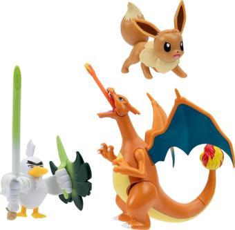 Pokemon Battle Aksiyon Figür ve Figür 3'lü Set PKW2980