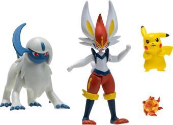 Pokemon Battle Aksiyon Figür ve Figür 4'lü Set PKW2979