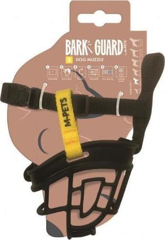 M-Pets Bark Guard Ağızlık (S) Black/Yellow