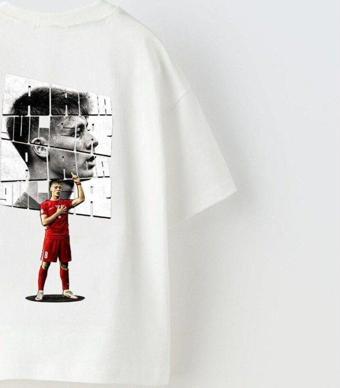 The Champ Clothing Euro 2024'Ün Genç Yıldızları Arda Güler Baskılı Beyaz Çocuk T-Shirt