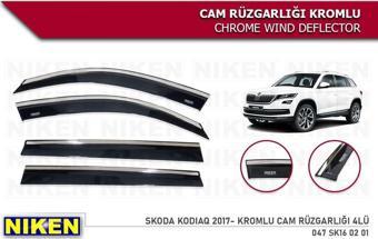 Skoda Kodiaq Kromlu Cam Rüzgarlığı Niken 2017+