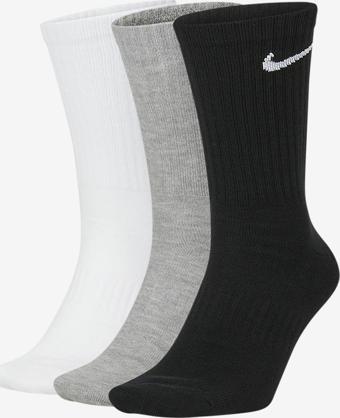 Nike SX7676-901 Everyday Light. Training Crew Unisex Spor Çorap