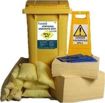 Tusorb Kimyasal Döküntü Dökülme Temizleme Kiti 250 Litre