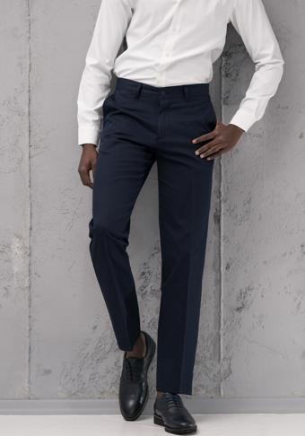Regular Fit Pamuklu Yan Cep Klasik Yazlık Gabardin Pantolon 