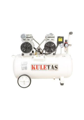 Kuletaş 2HP 8 Bar Süper Sessiz Yağsız Çift Motor Dişçi Hava Kompresörü 60 L