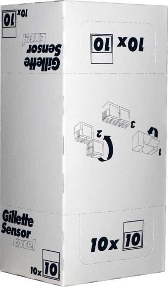 Gillette Sensor Excel Tıraş Bıçağı 10'lu Yedek