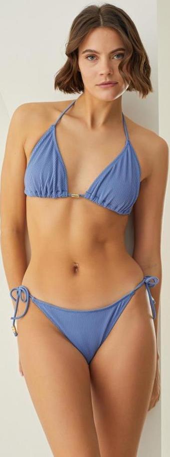 Nbb Bayan Düz Renk Üçgen Bikini Mayo 51621