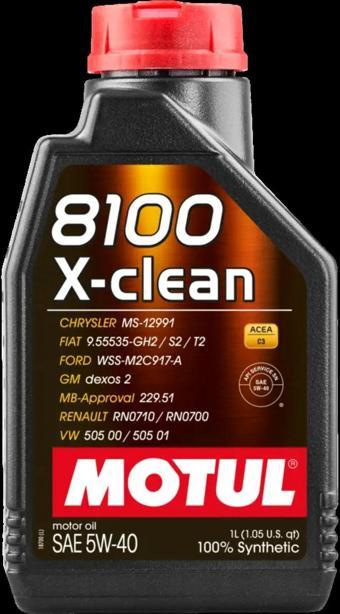 MOTUL 8100 X-CLEAN 5W-40 1L