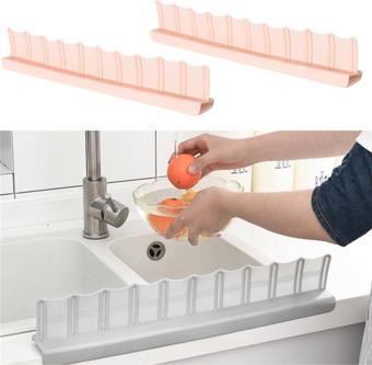Vantuzlu Kauçuk Sıvı Su Sızdırmaz İzalasyon Mutfak Banyo Duş Bariyeri Lavabo Kenar Tutucu Set-Findit