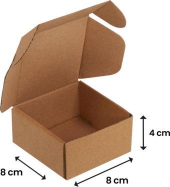 Packanya 8X8X4-1000 Adet Kilitli E Ticaret Karton Kargo Kutusu
