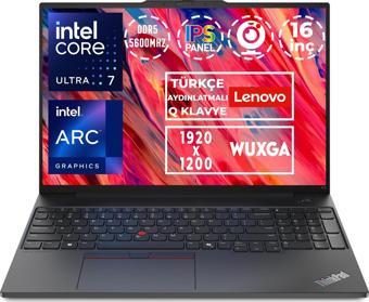 Lenovo ThinkPad E16 Gen 2 Ultra 7 155H 32GB 1TB SSD 16" WUXGA W11P Dizüstü Bilgisayar 21MA008XTX 016